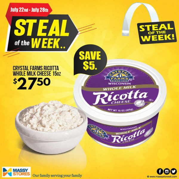 SOTW Ricotta 1200px x 1200px Massy Stores SLU